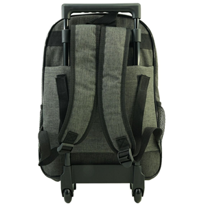 ست 6 در 1 کوله پشتی چرخدار 40 سانتی Pause مدل طوسی Trolly Bag - Pause
